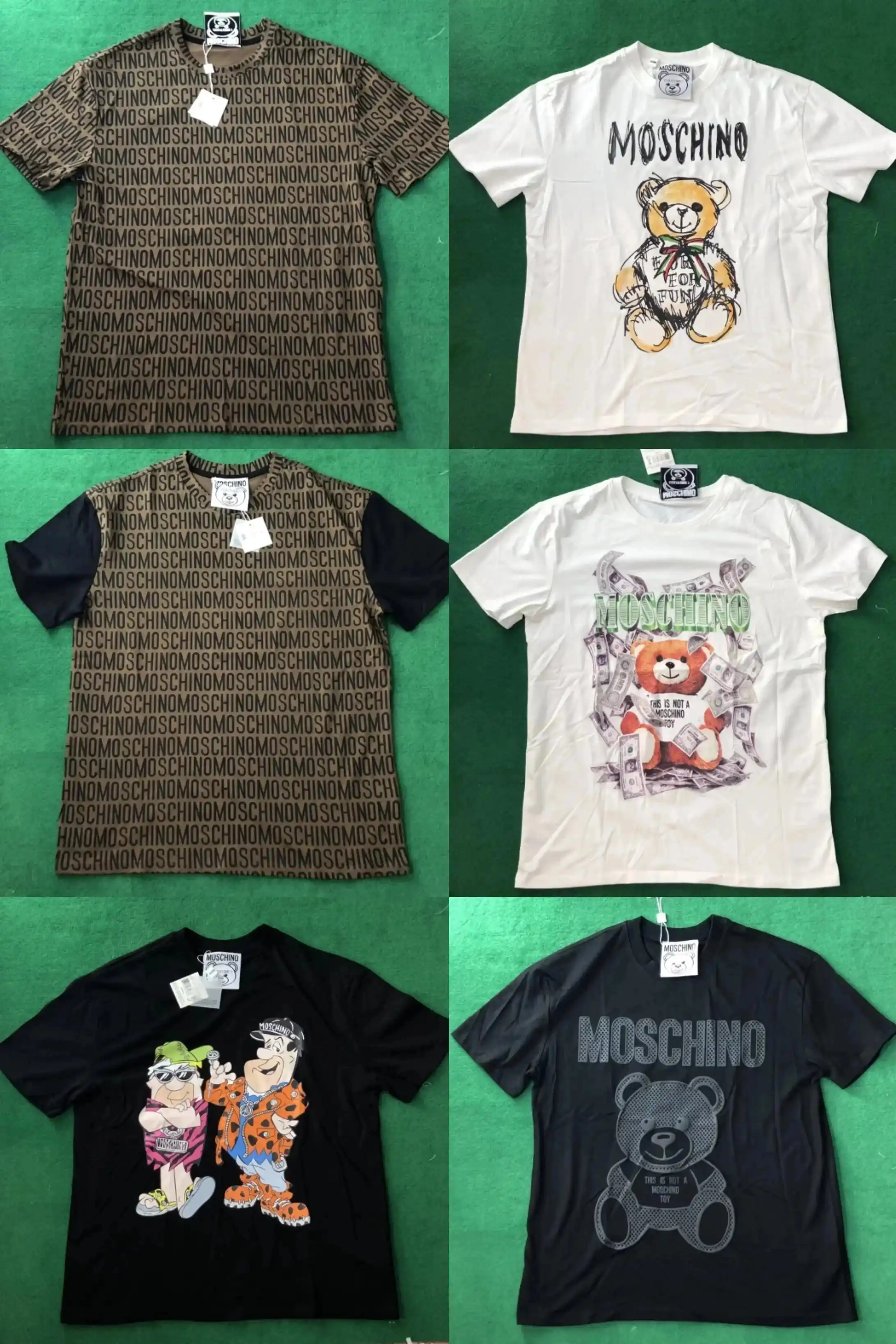 Moschino Teddy Bear Print T-Shirts [37 styles]