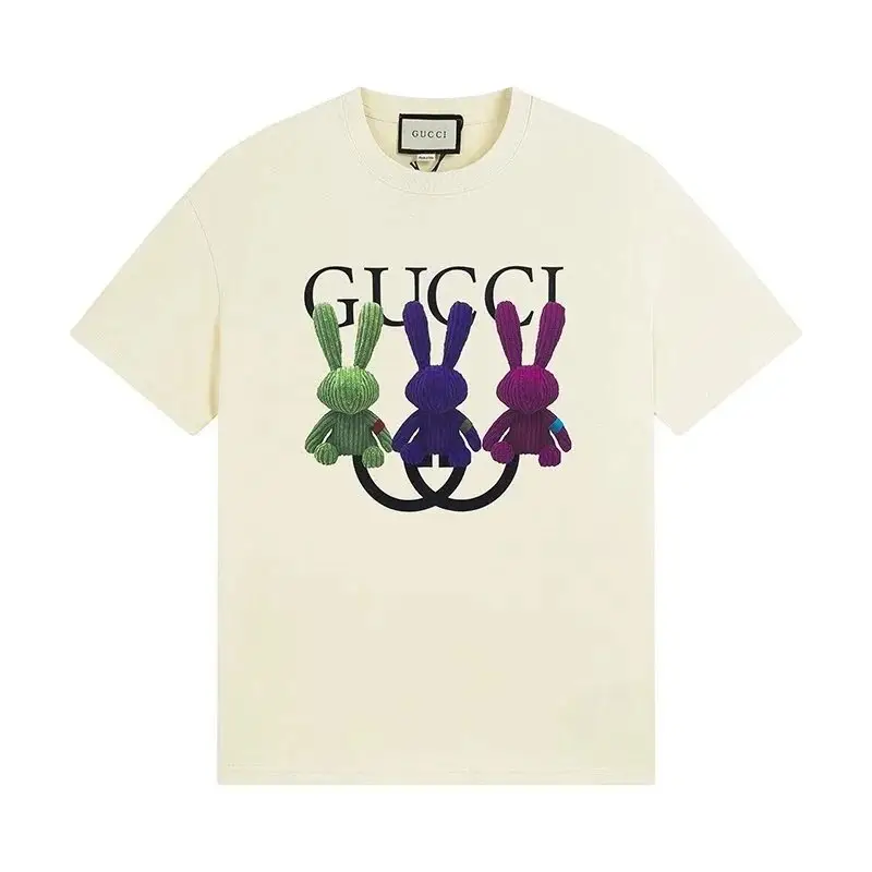 Gucci Kids Bunny Print T-Shirt - White