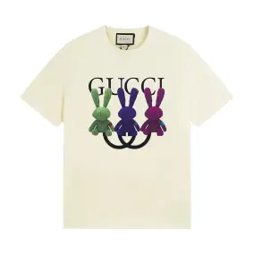 Gucci Kids Bunny Print T-Shirt - White