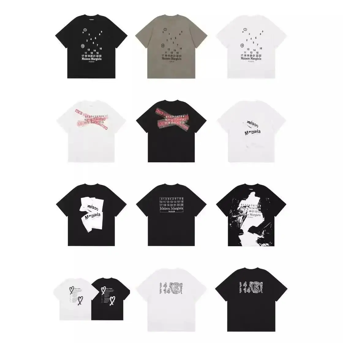 Maison Margiela Numbered T-Shirt [40 styles]