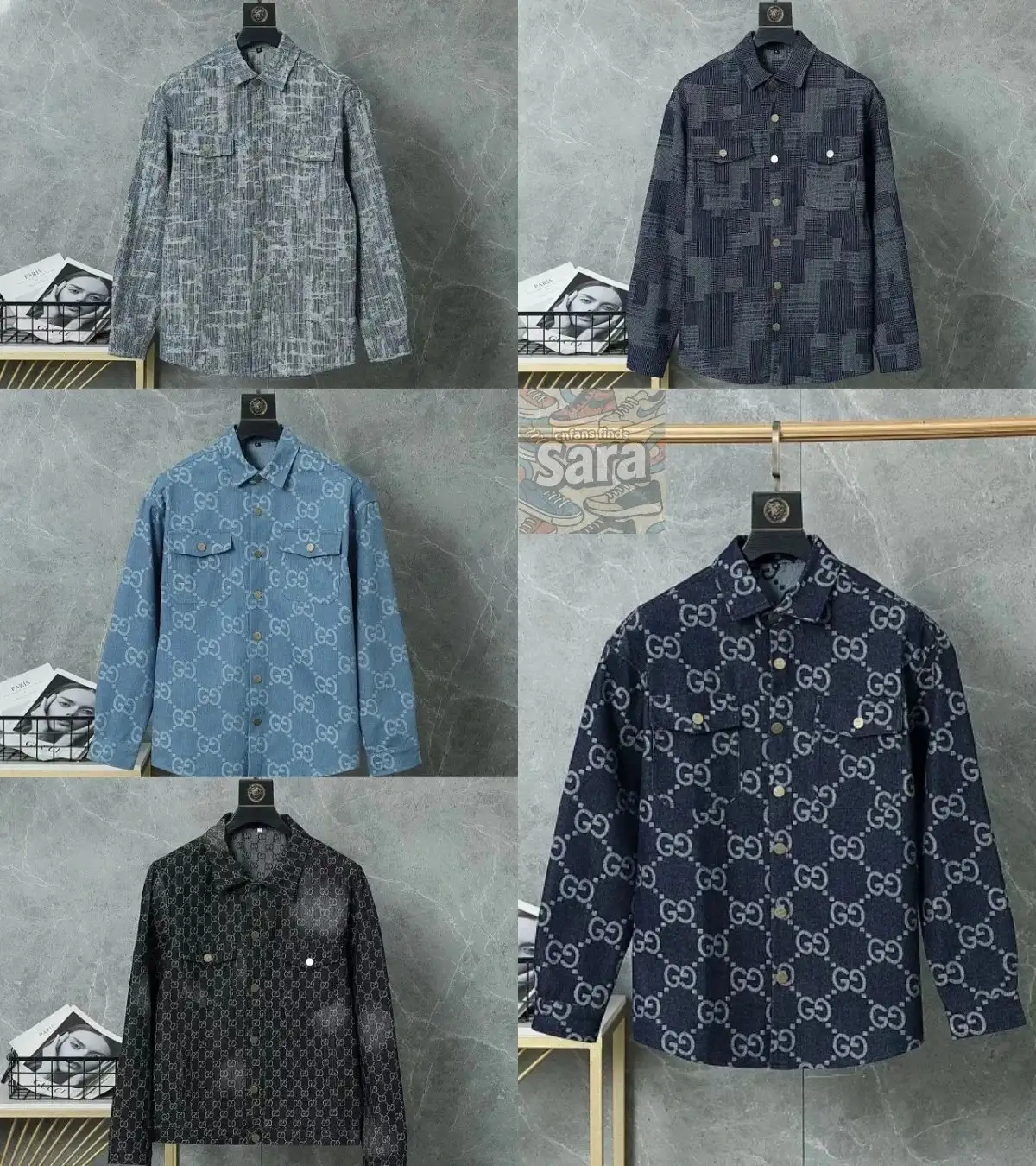 Gucci Denim Shirt [12 Styles]