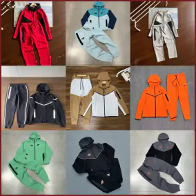 Nike Tech Fleece Hoodie & Pants Set [40 styles]