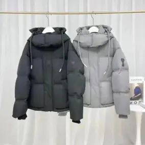 AMI Hooded Puffer Down Jacket [2 styles]