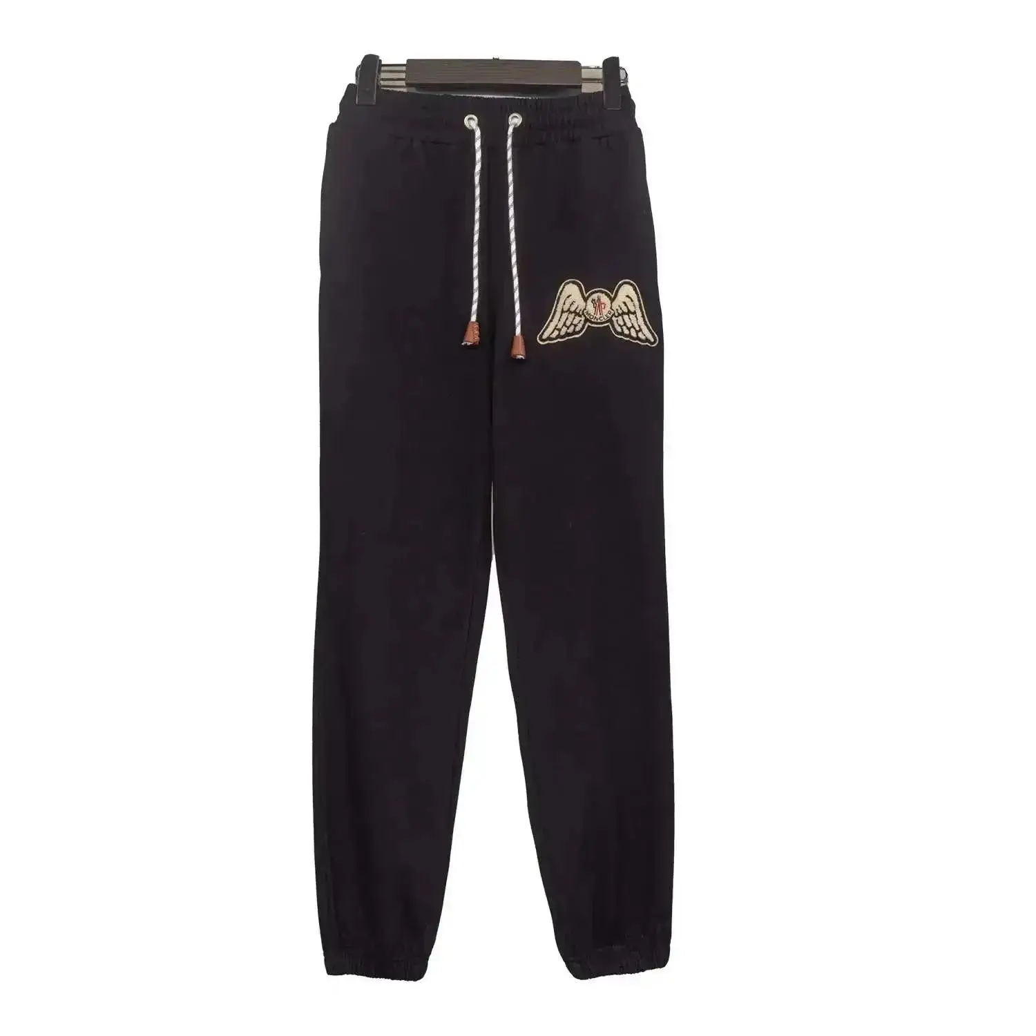 Moncler Genius Fleece-knit Sweatpants with Wings Patches