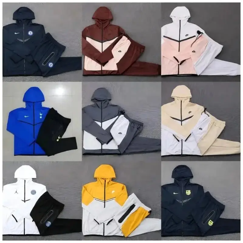 Nike Jordan Football Hoodie and Pants Sports Set