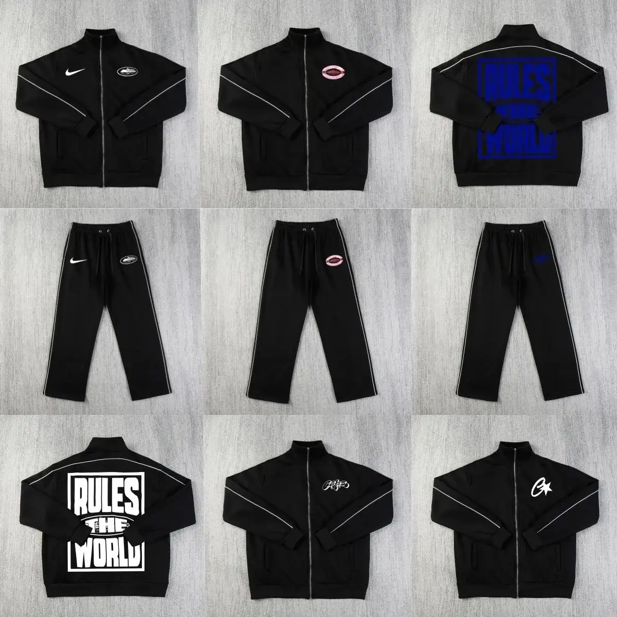 Corteiz Tracksuit Jacket & Pants Set [Multiple Designs]