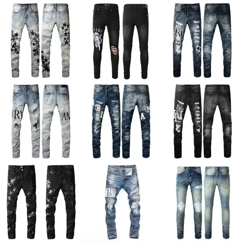 Amiri Angel Print Jeans