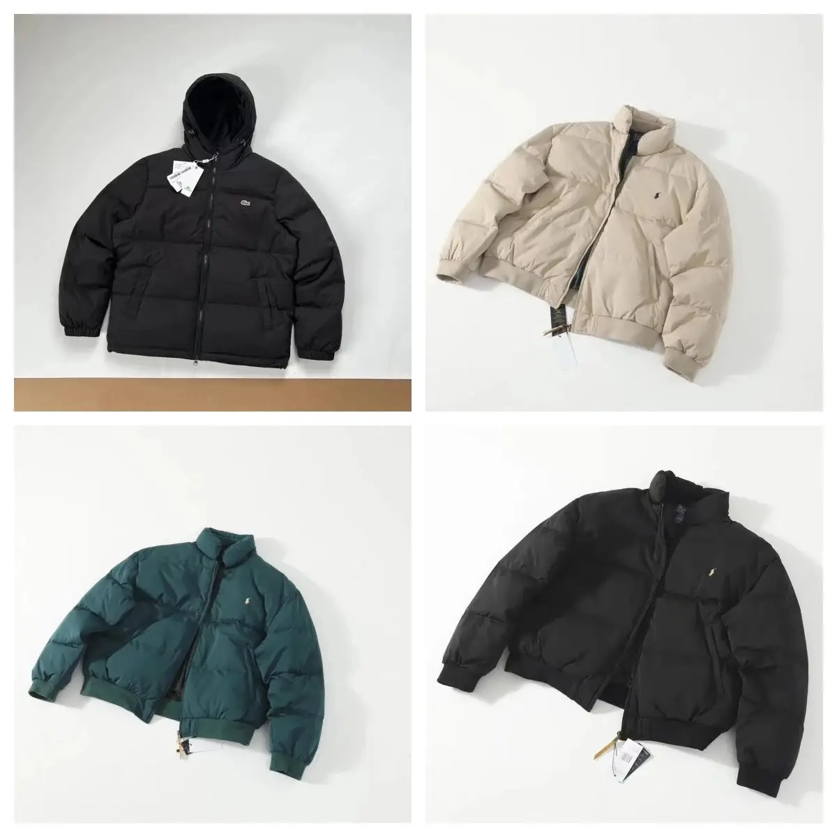 Lacoste & Polo Ralph Lauren Puffer Jackets [Various Styles Available]