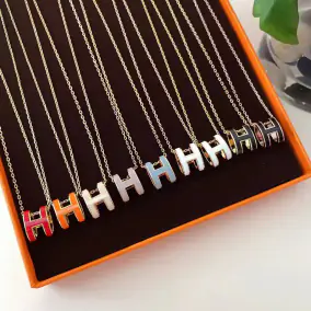 Hermès H Charm Necklace [8 styles]