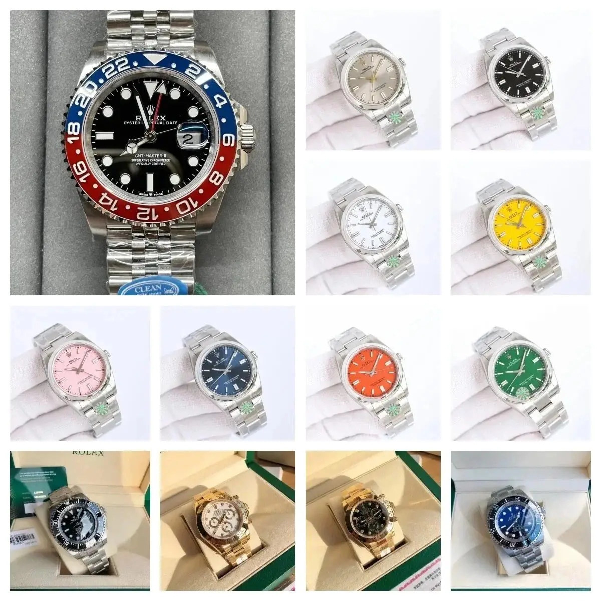 Rolex GMT-Master II and Oyster Perpetual Watches