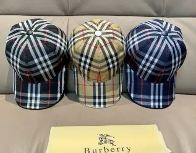 Burberry Check Print Cap