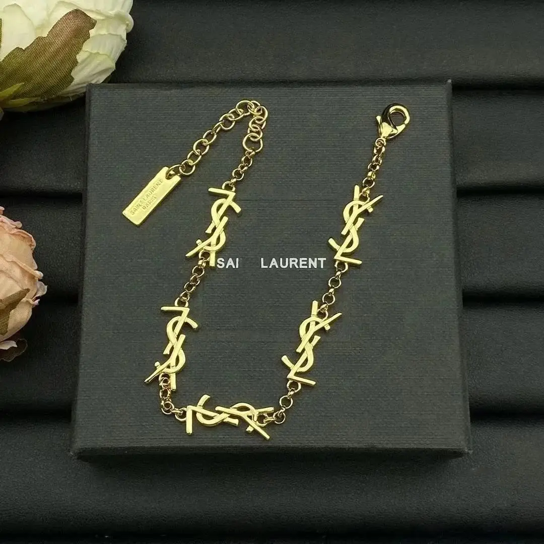 Saint Laurent Chain Bracelet [2 styles]