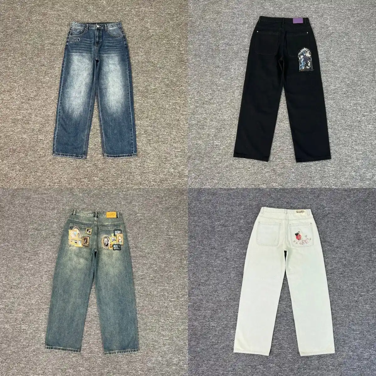 Denim Jeans [4 Styles: Blue