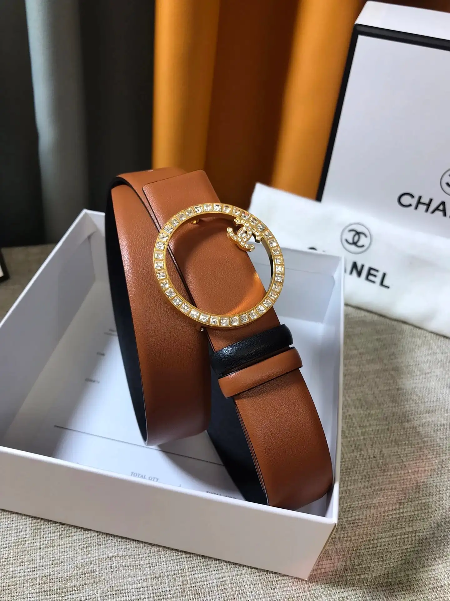 Chanel Leather Belt