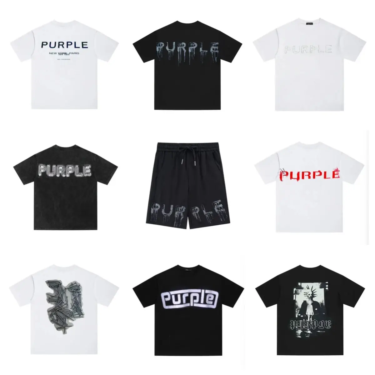 Purple Brand T-Shirt Set [7 Options]