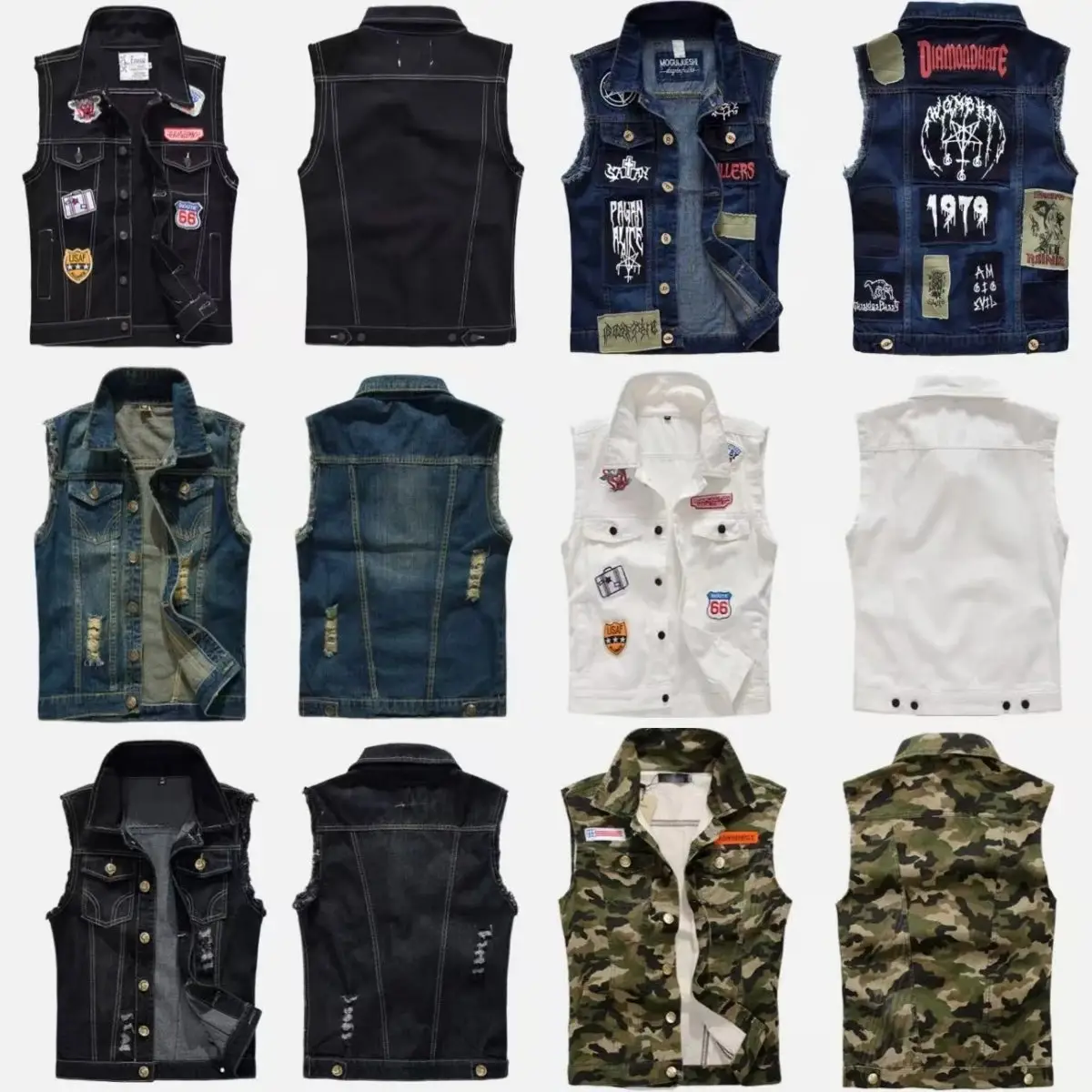 Denim Vest [2 Styles]