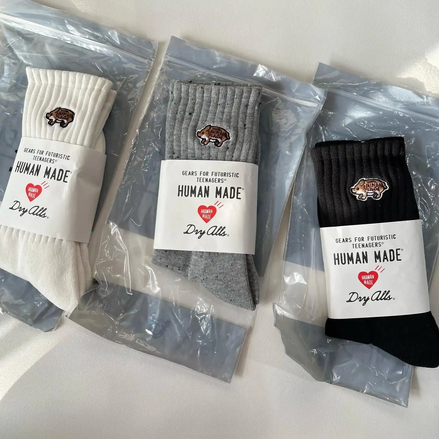 Human Made Pig Motif Socks [6 styles]