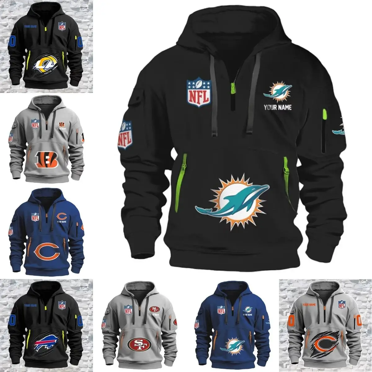 NFL Hoodie [29 Styles]