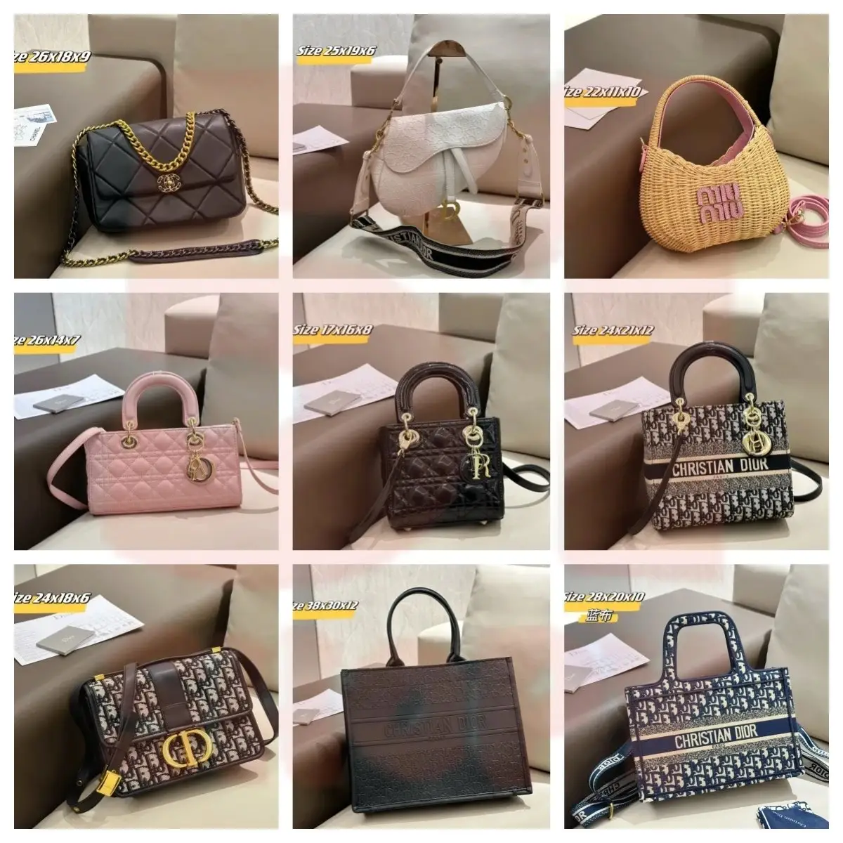 Dior Tote Bag [3 Styles]