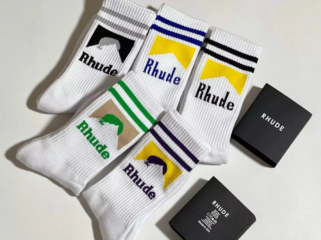 Rhude Socks Collection [15 Styles]